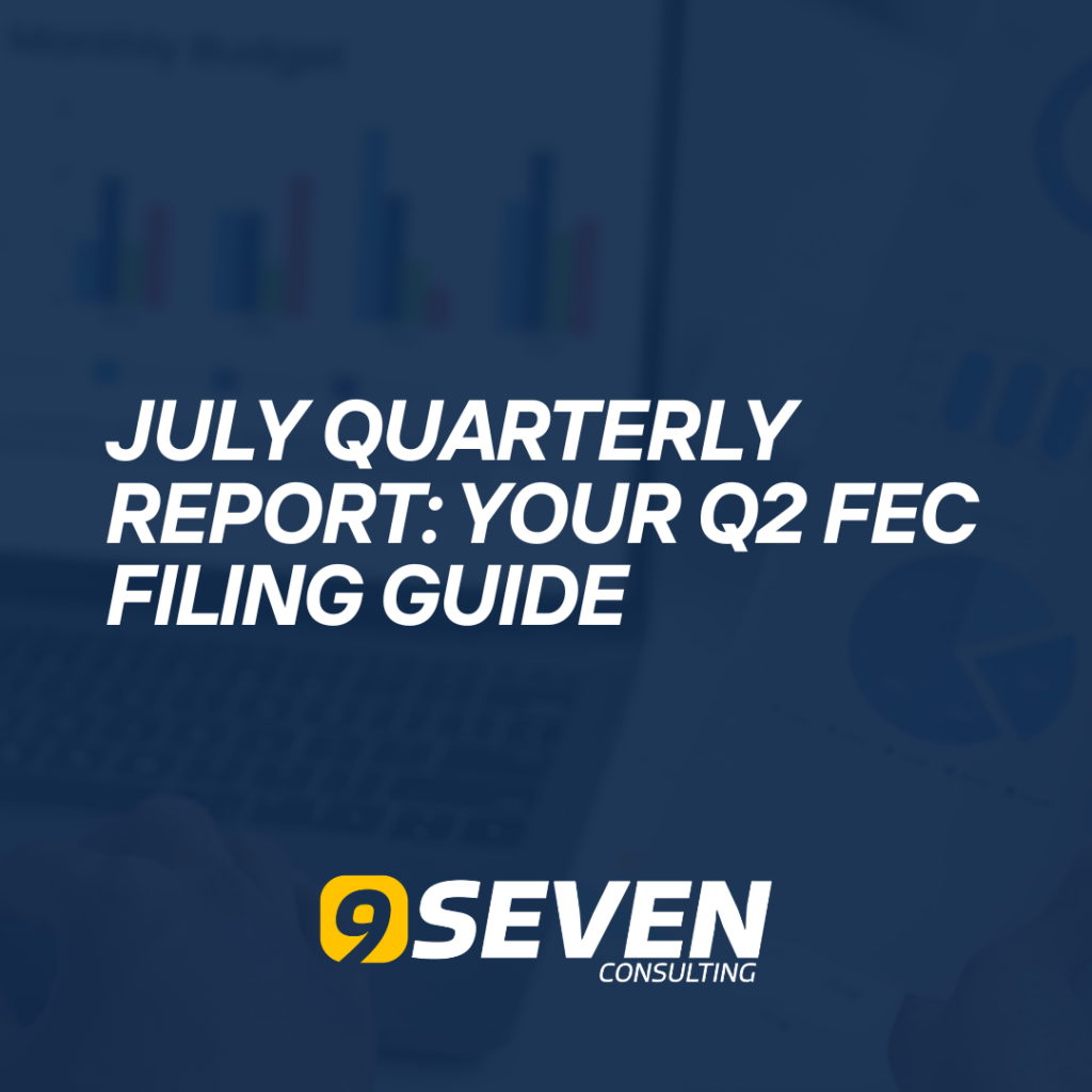 July Quarterly Report